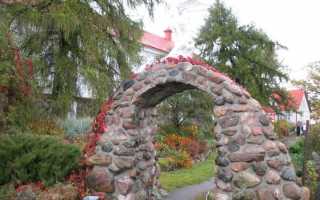 Декоративная пергола для плетистых роз своими руками