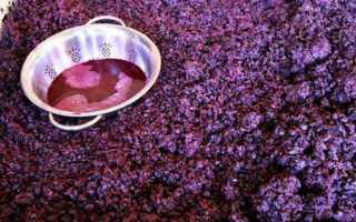 Рецепт приготовления второго вина из жмыха винограда