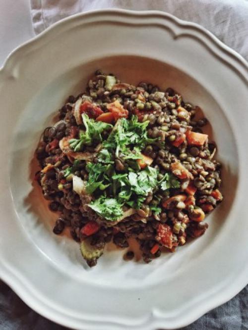 Блюда из маша и чечевицы. Пюре (вариация дала) из чечевицы и маша