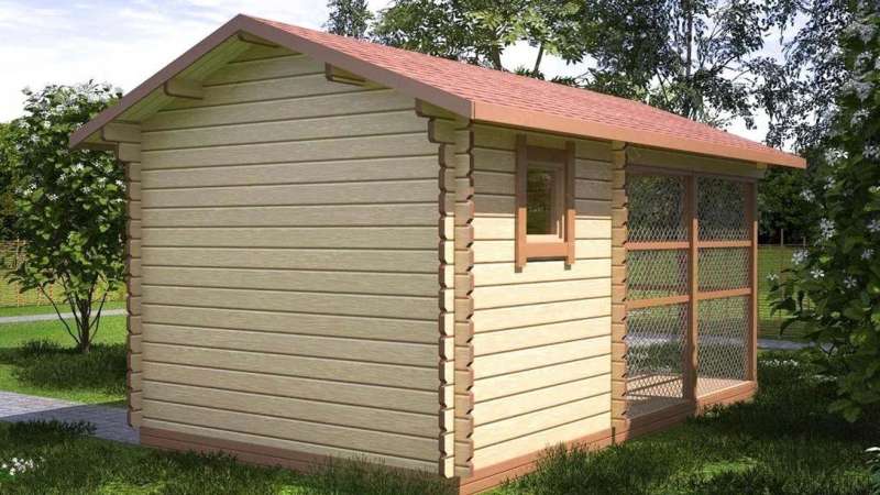 Как построить зимний курятник на 50 кур