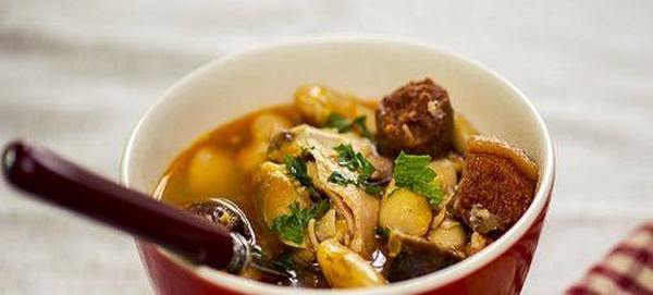 суп из цыпленка корнишона