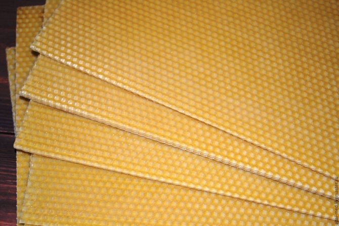 Вощина из пчелиного воска